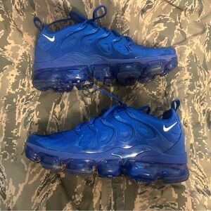MEN'S NIKE AIR VAPORMAX PLUS RUNNING SHOES GAME ROYAL Sz 9  ** READ